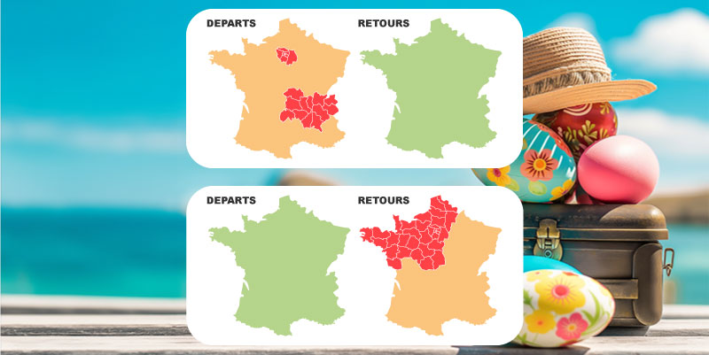 Pâques 2024 : bouchons et circulation difficile sur les routes