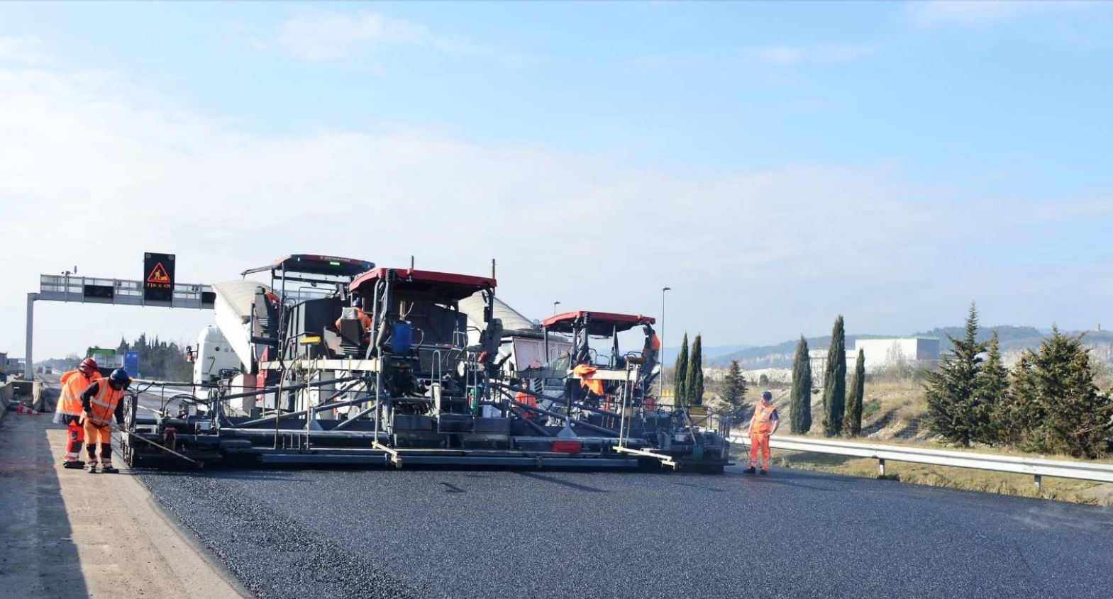 Vienne : rénovation des chaussées de l'A7