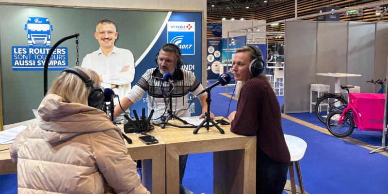 Solutrans 2025 : Radio VINCI Autoroutes au cœur des innovations du transport