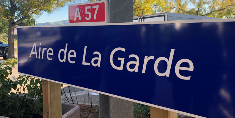 A57 Toulon, l'aire de La Chaberte devient La Garde