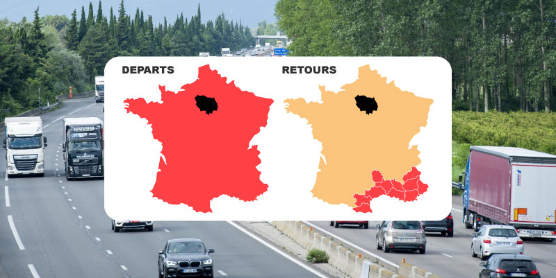 Circulation en Île-de-France : Bison Futé reclasse vendredi en noir à cause des JO