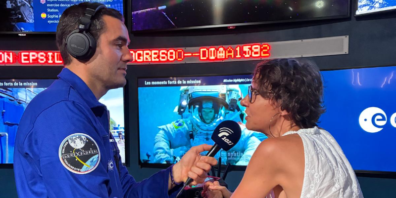 Une émission 100% spatiale : Le 107.7 en direct de la Cité de l’espace à Toulouse