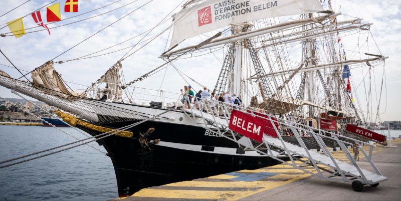 illustration de Le Belem : star de ''Débord de Loire'', la fête de l’estuaire de Nantes à Saint-Nazaire