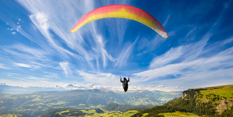 illustration de Du parapente dans les Pyrénées