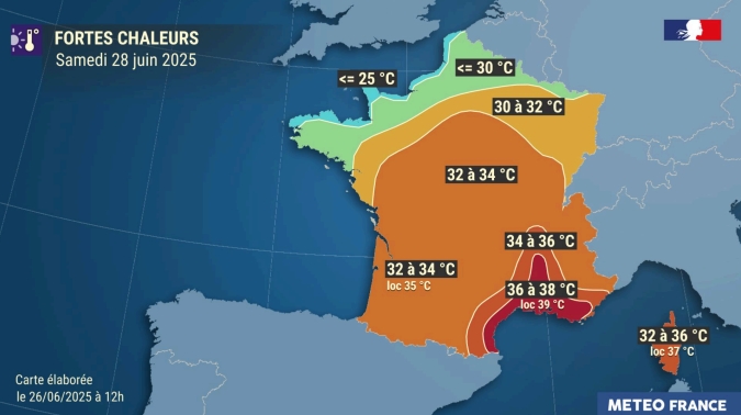 Alerte Orange Météo France : la canicule précoce atteint le sud-est du pays ce vendredi