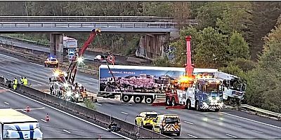 Accident de poids lourd sur l’A10 : circulation toujours interrompue direction Paris ce jeudi