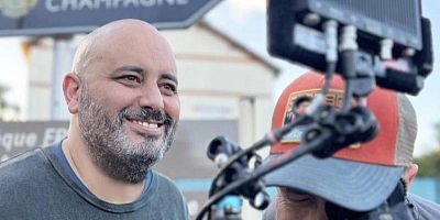 Jérôme Commandeur sur le tournage de 