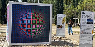 Victor Vasarely à l’honneur sur l’autoroute A8 : pause artistique sur l’aire de Rousset près d'Aix