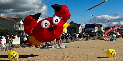 À châtelaillon-plage, au sud de La Rochelle, le cerf-volant se vit en famille