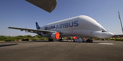 Le Beluga sur le tarmac du musée
