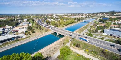 Le pont du canal EDF avant les travaux