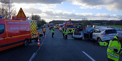   L'autoroute A11 coupée près de Nogent-le-Rotrou après un accident impliquant 4 véhicules